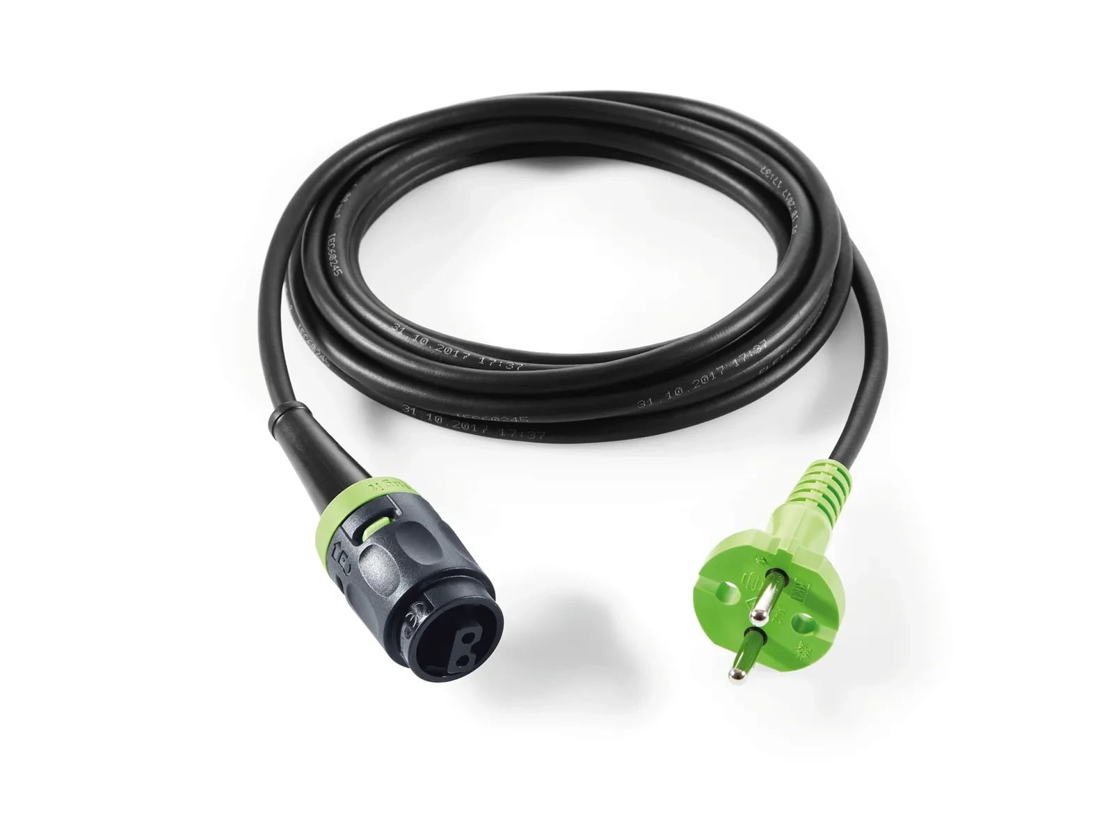 Cable de goma Festool plug it de cuatro metros con sus conectores