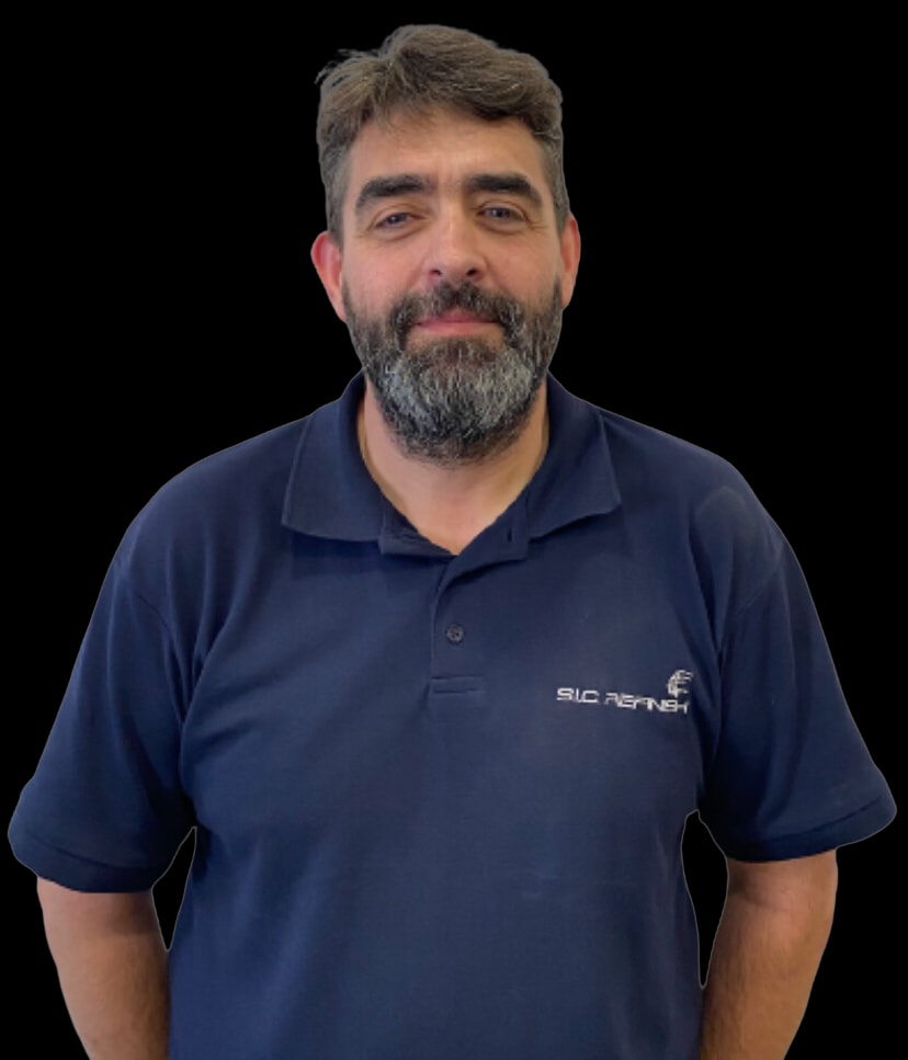 Dani, departament comercial de SIC Refinish